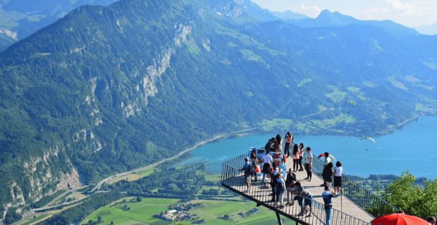 Harder Kulm–จุดชมวิวเมืองจากมุมสูง-interlaken